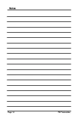 Preview for 12 page of C. Crane FM Transmitter Operating Instructions Manual