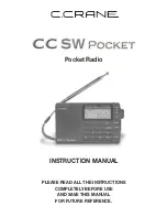 C. Crane Radio Instruction Manual preview