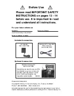 Preview for 2 page of C. Crane Satellite Radio Operating Instructions Manual