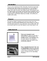 Preview for 4 page of C. Crane Satellite Radio Operating Instructions Manual