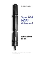 C. Crane Super USB WiFi Antenna 3 Quick Start Manual предпросмотр