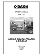 C-Dax C-DIT400GT Owner'S Manual preview