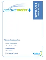 Предварительный просмотр 8 страницы C-Dax pasture meter+ Operation Manual