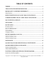 Preview for 3 page of C-Dory Marine TomCat 255 Pilothouse Owner'S Manual