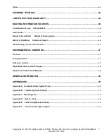 Preview for 7 page of C-Dory Marine TomCat 255 Pilothouse Owner'S Manual