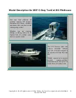 Preview for 10 page of C-Dory Marine TomCat 255 Pilothouse Owner'S Manual