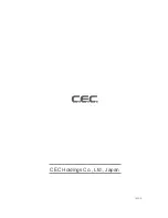 Предварительный просмотр 9 страницы C.E.C. DA 0 3.0 Owner'S Manual