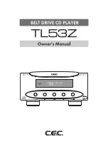 C.E.C. tl53z Owner'S Manual preview