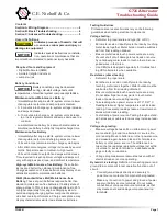 C.E. Nierhoff & Co C726 Troubleshooting Manual предпросмотр