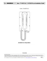 Preview for 1 page of C.J. ANDERSON 716-207-4-S Installation Manual