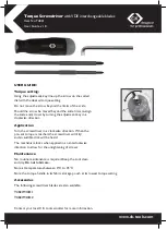 Preview for 1 page of c.k T4821 User Manual