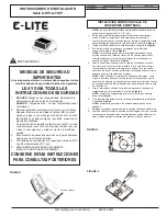 Предварительный просмотр 3 страницы C-LITE C-WP-A-TWP Series Installation Instructions Manual