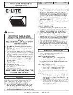 Предварительный просмотр 1 страницы C-LITE C-WP-D-TR Series Installation Instructions Manual