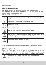 Preview for 3 page of C-LOGIC 301000061 Instruction Manual