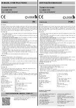 Preview for 2 page of C-LOGIC 350 Instruction Manual