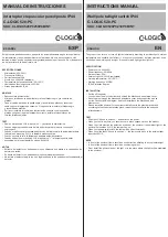 Предварительный просмотр 1 страницы C-LOGIC 520-PC Instruction Manual