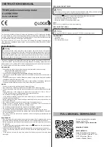 Предварительный просмотр 2 страницы C-LOGIC 8500 Instruction Manual