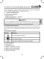 Предварительный просмотр 11 страницы C-LOGIC 95 Instruction Manual