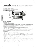 Предварительный просмотр 12 страницы C-LOGIC 95 Instruction Manual