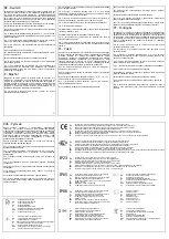 Предварительный просмотр 2 страницы C Luce Avantgarde S Instruction Sheet