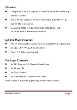 Preview for 2 page of C-Media cm8828 User Manual