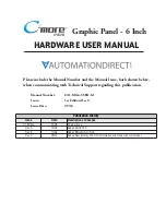 Preview for 3 page of C-more micro EA-MG6-BZ2 Hardware User Manual