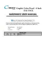 Preview for 3 page of C-MORE EA1-T6CL Hardware User Manual