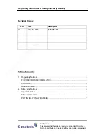 Предварительный просмотр 3 страницы C-motech CDM-650 User Manual