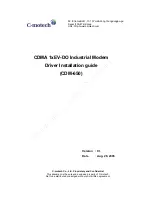 Предварительный просмотр 8 страницы C-motech CDM-650 User Manual