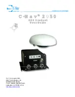 C-Nav 2050 User Manual предпросмотр