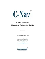 C-Nav C-NaviGator III Reference Manual preview