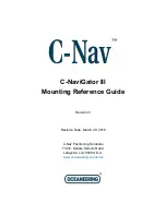 Preview for 1 page of C-Nav C-NaviGator III Reference Manual