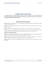 Preview for 3 page of C.P.A. White Pool 490 Assembly And Maintenance Manual