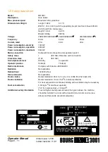 Preview for 11 page of C.P.Bourg BB3001 Operator'S Manual