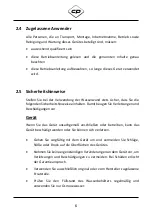 Preview for 6 page of C+P Möbelsysteme CLIMATE OFFICE Instructions For Use Manual