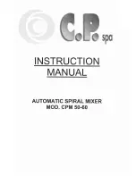 C.P. CPM 50-60 Instruction Manualual preview