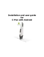 C-Pen 3.5 Installation And User Manual preview