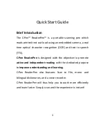 Preview for 1 page of C-Pen ReaderPen Quick Start Manual