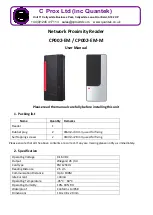 C Prox CP002-EM User Manual preview