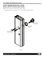 Preview for 9 page of C.R. Laurence CRL JACKSON 1295 Installation Instructions Manual