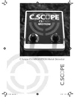 C-SCOPE CS1MX MOTION Manual preview
