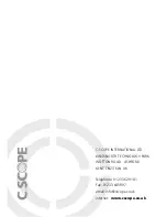 Preview for 16 page of C-SCOPE CS3MX Operating Instructions Manual