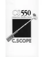 C-SCOPE CS550 Operating Instructions preview