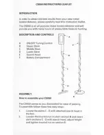 Предварительный просмотр 2 страницы C-SCOPE CS550 Operating Instructions