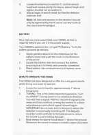 Preview for 3 page of C-SCOPE CS550 Operating Instructions