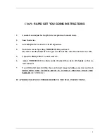 Предварительный просмотр 1 страницы C-SCOPE CS6PI Instructions Manual
