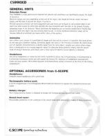 Preview for 7 page of C-SCOPE CS990XD Operating Instructions Manual