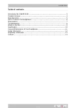 Preview for 2 page of C-SCOPE CSCOPE-H100 User Manual