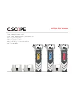 Preview for 1 page of C-SCOPE CXL4 Instruction Manual