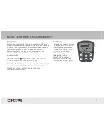 Preview for 8 page of C-SCOPE M-SCAN User Manual